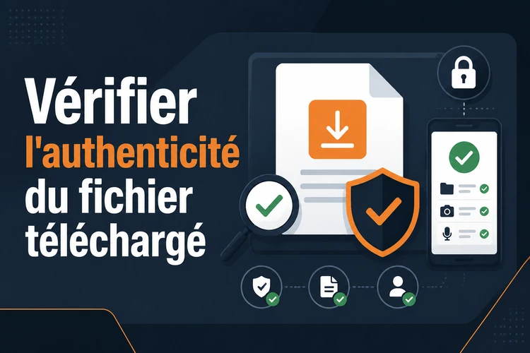 Vérifier l'authenticité du fichier téléchargé
