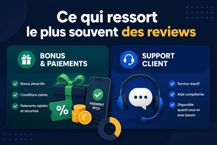Ce qui ressort le plus souvent des reviews