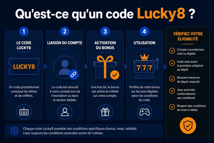 Qu'est-ce qu'un code Lucky8?