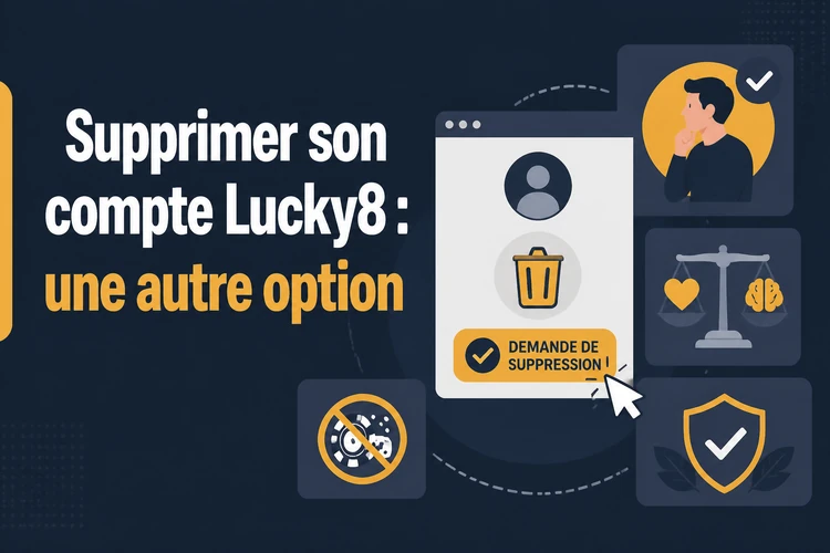 Supprimer son compte Lucky8: une autre option