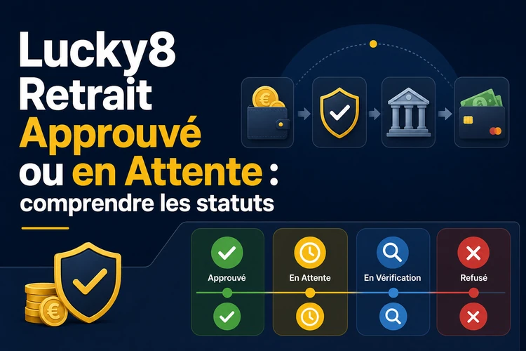 Lucky8 Retrait Approuvé ou en Attente: comprendre les statuts